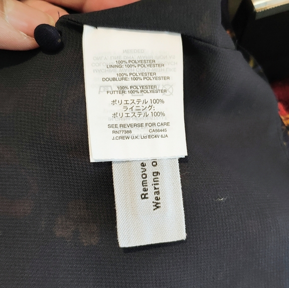 Floral Ruffle Bell-Sleeve Blouse - Navy Floral - Picture 3 of 16